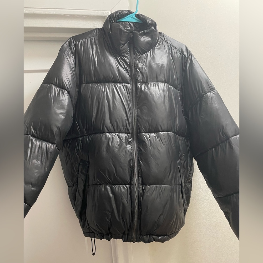 GAP Black Shiny puffer jacket
